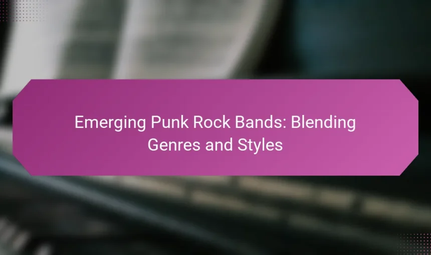 Emerging Punk Rock Bands: Blending Genres and Styles