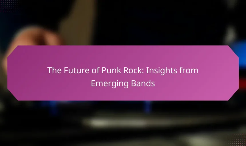 The Future of Punk Rock: Insights from Emerging Bands